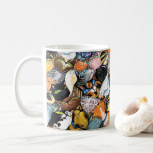 Cuddling Cats Mug