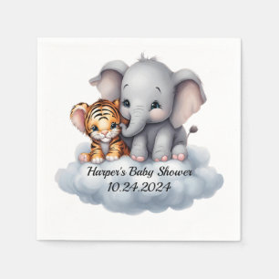 Cuddling Clouds Napkin