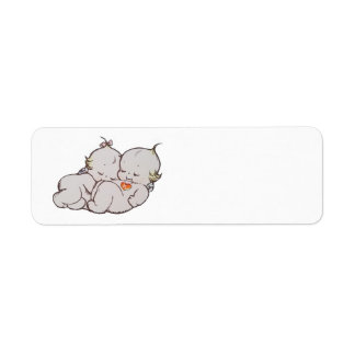 Cuddling Kewpies Address Labels