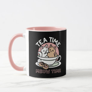 Cuddling Kitties in a Cup - Adorable Tea Time