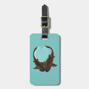 Cuddling Nurse Sharks Luggage Tag