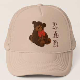 Cuddly Bear Dad Peak Cap