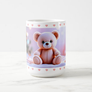 Cuddly Bear Heart Coffee Mug