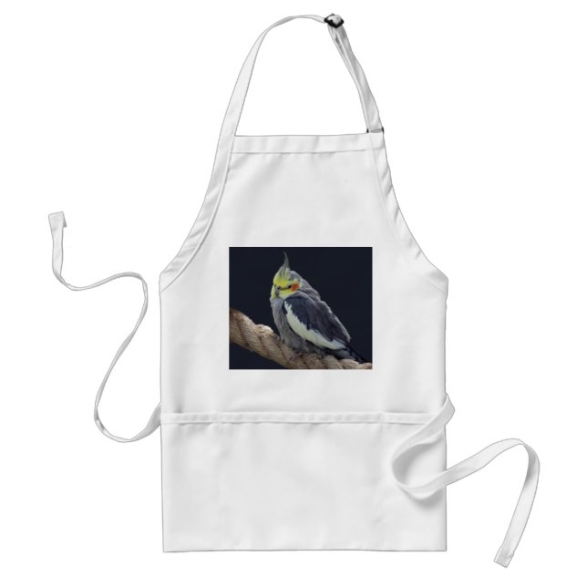 Cuddly Cockatiel Apron (Front)