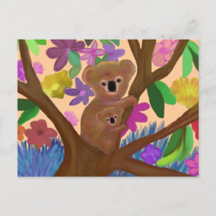 Cuddly Koalas Postcard