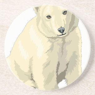 Cuddly Polar Bear Coaster
