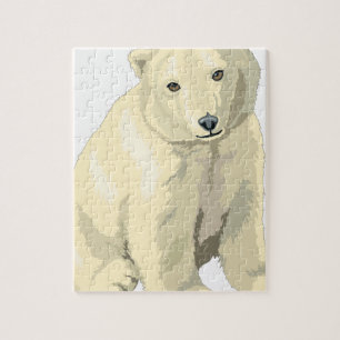 Cuddly Polar Bear Jigsaw Puzzle
