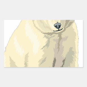 Cuddly  Polar Bear Sticker