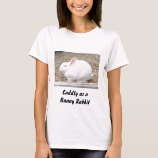Cuddly White Bunny T-Shirt