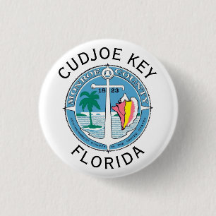 Cudjoe Key - Florida Keys 1 Inch Round Button