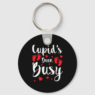 Cud's Been Busy Funny Baby Reveal 2025 Valentine N Keychain