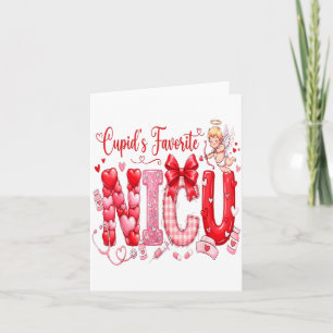 Cuds Favorite Nurse Nicu Valentines Day Shirt Nurs Card