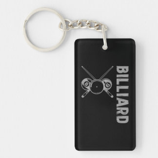 Cue Sports Billiards Keychain