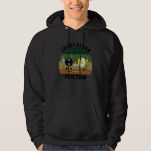 Cue Sports Pool Billiards Team Lucky Break Pool Hoodie