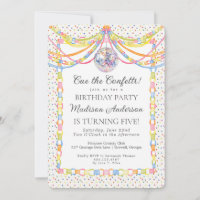 Cue the Confetti Paper Chain Birthday Party