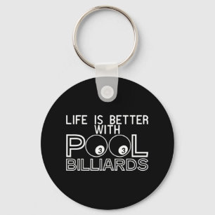 Cueist Chalk Stick Billiards Rack Snooker Players Keychain