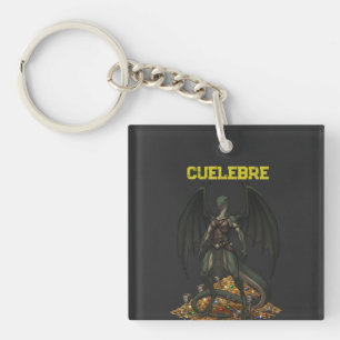 Cuelebre Mythic Dragon - Treasure Guardian Keychain