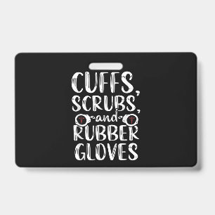 Cuffs Correctional Nurse RN Prison Nursing Medical Badge