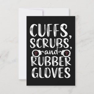 Cuffs Correctional Nurse RN Prison Nursing Medical Card