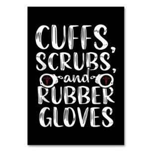 Cuffs Correctional Nurse RN Prison Nursing Medical Table Number