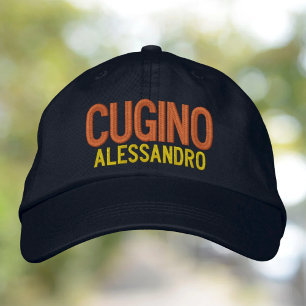 Cugino (cousin/male) Personalized embroidered  Embroidered Hat