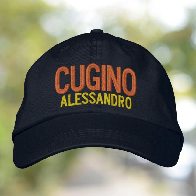 Cugino (cousin/male) Personalized embroidered  Hat (Creator Uploaded)