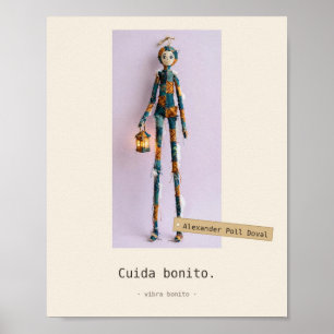 Cuida bonito — Juguetes de Tela Poster
