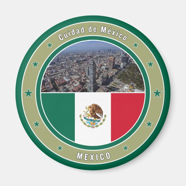 Cuidad de Mexico Magnet (Front)