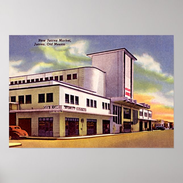 Cuidad Juarez, Mexico Marketplace Poster (Front)