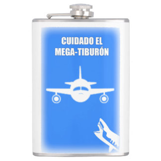 Cuidado El Tiburon Hip Flask