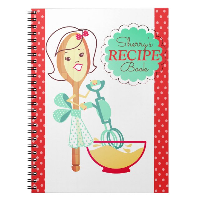 Cuillère à cuillère rétro fille recettes de livre  (Devant)