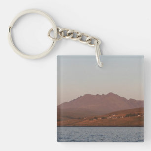 Cuillin Hills in Red Sunset Skye  Keychain