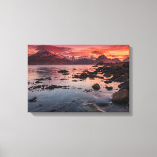 Cuillins from Elgol Isle of Skye Canvas Print