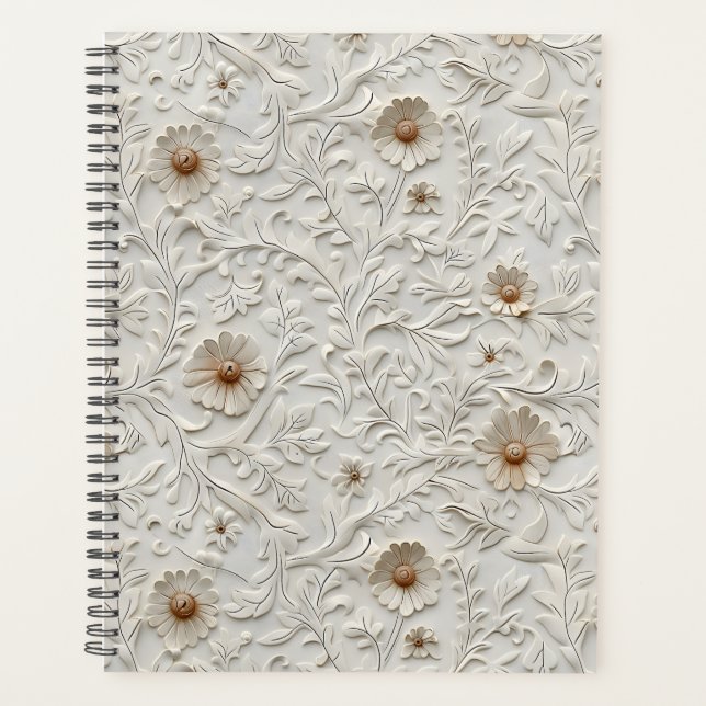 Cuir à outils à fleurs neutres (Devant)