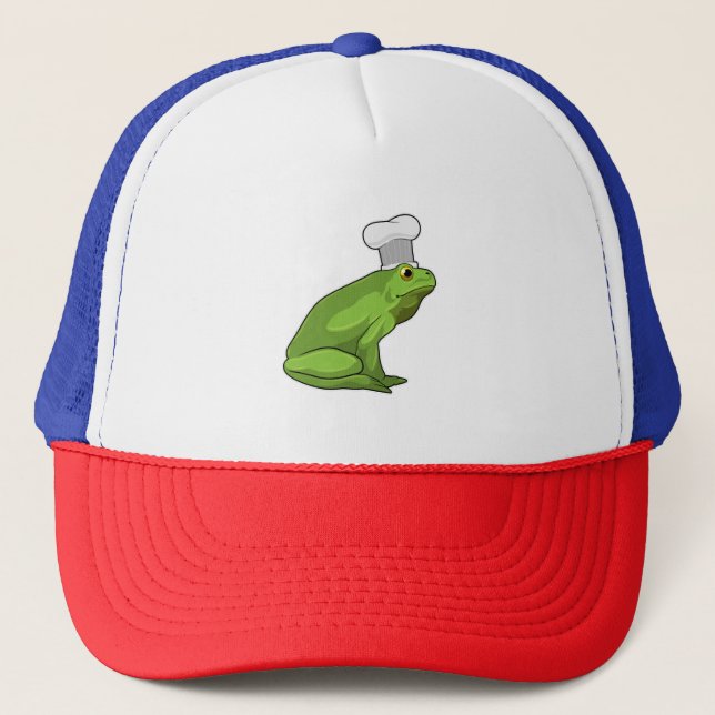 Cuire la grenouille avec casquette (Devant)