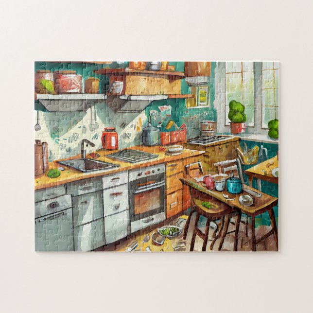 Cuisine 3 The Daily Jigsaw puzzle Récent Jigsaw Pu (Horizontal)
