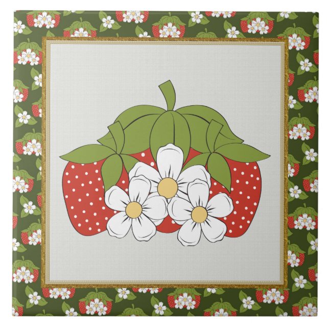 Cuisine à fraise de dessin ou carreaux de rechange (Devant)