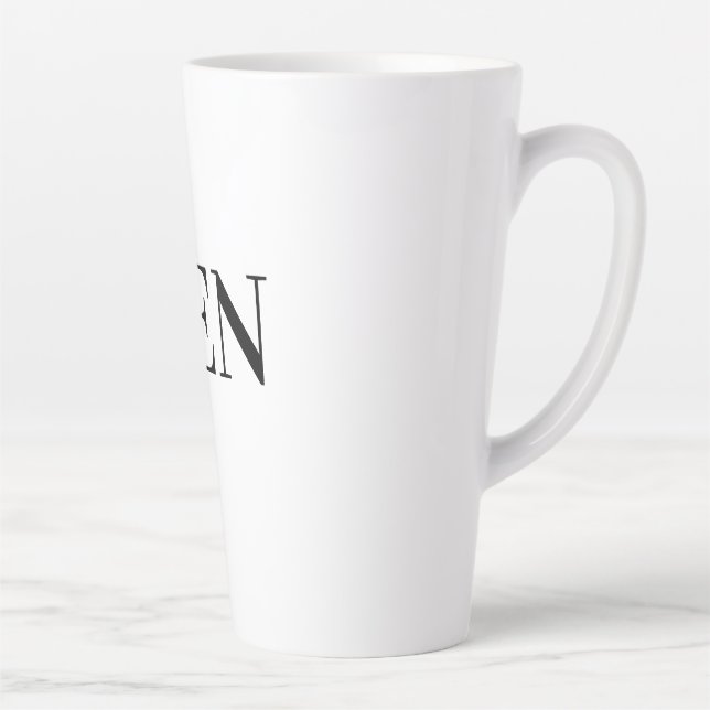 Cuisine À Manger Hommes Texte Tasses Tasses Latte  (Droite)