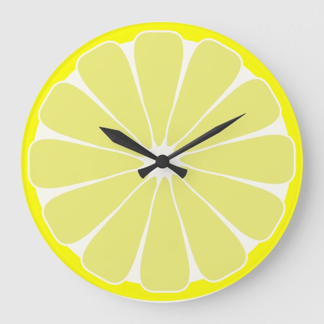 Cuisine Citron Fruit Mur Horloge Cadeau (Recto)