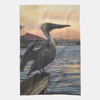 Cuisine De Coucher De Soleil Pélican / Serviettes 