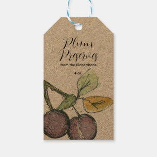 Cuisine de cuisine Fruit Canning Jar Tag Étiquette