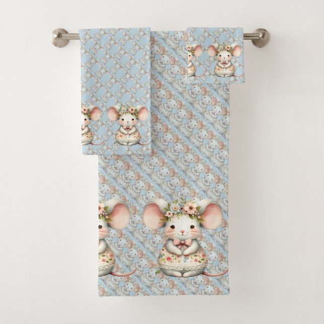 Cuisine Florale Souris Couronne Fleur (En situation)