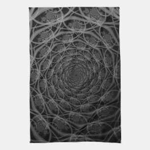Cuisine Galaxie de Filaments en linge noir et blanc