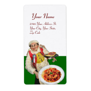 CUISINE ITALIENNE rouge vert blanc