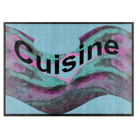 CUISINE Kit Cutting Board-Blue/Pink/Purple/Black Boards