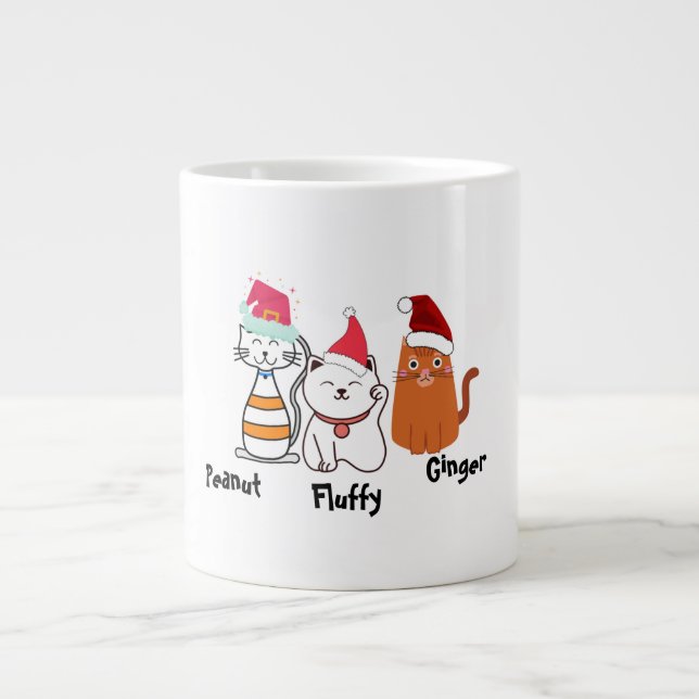 Cuisine Kitty Chat Christmas Mug (Devant)