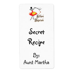 Cuisine Magicien Personnalisé Retro Recette Étique