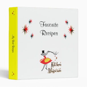 Cuisine Magicien Rétro Cuisiner Classeur de recett