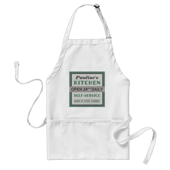 Cuisine - nom fait sur commande - tablier (Devant)