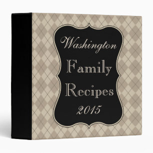 Cuisine personnalisée Famille Recette Classeur Cad